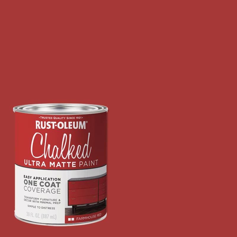 CHALK PAINT FARM RED 1QT
