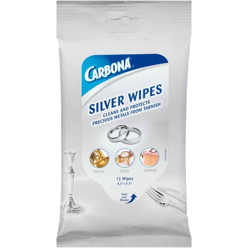 METAL POLISH WIPES 12PK