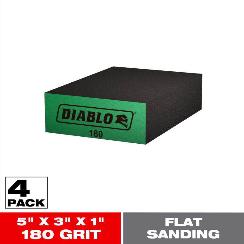 SANDING SPONGE 180G 4PK