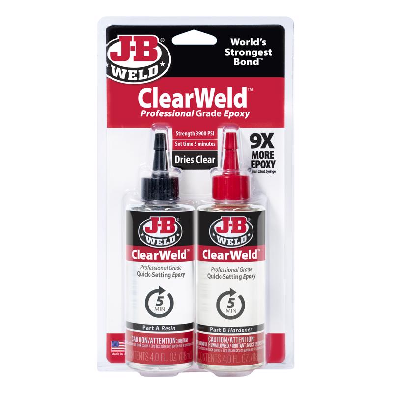JB CLEARWELD EPOXY 8OZ
