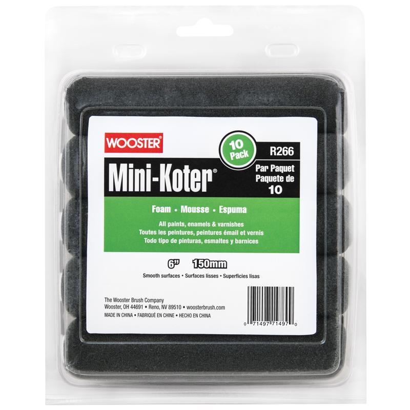 PAINT ROLLR CVR 6" 10PK