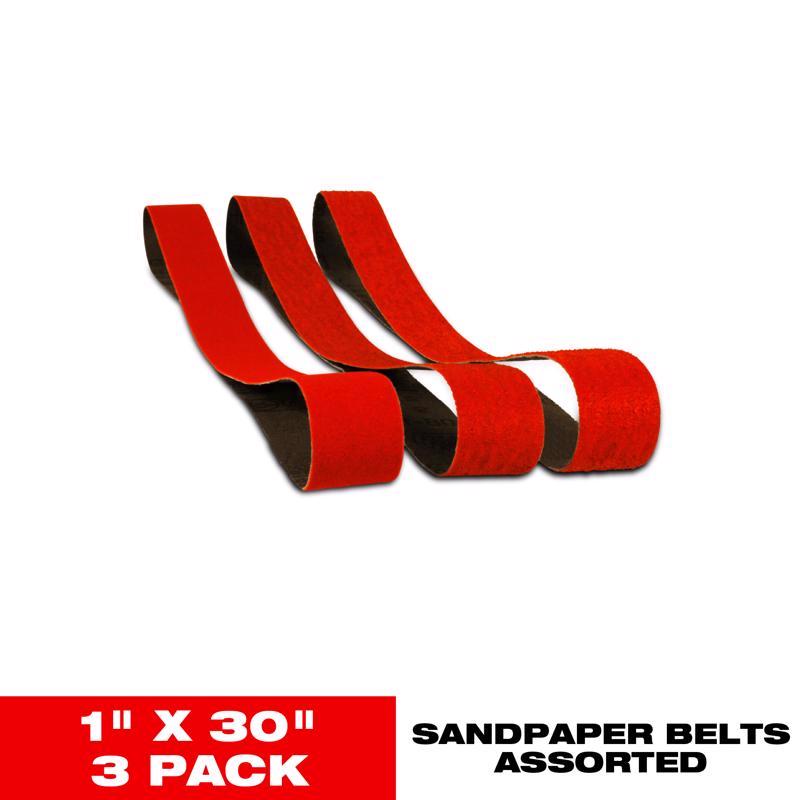 SANDING BELT ASST 1X30"