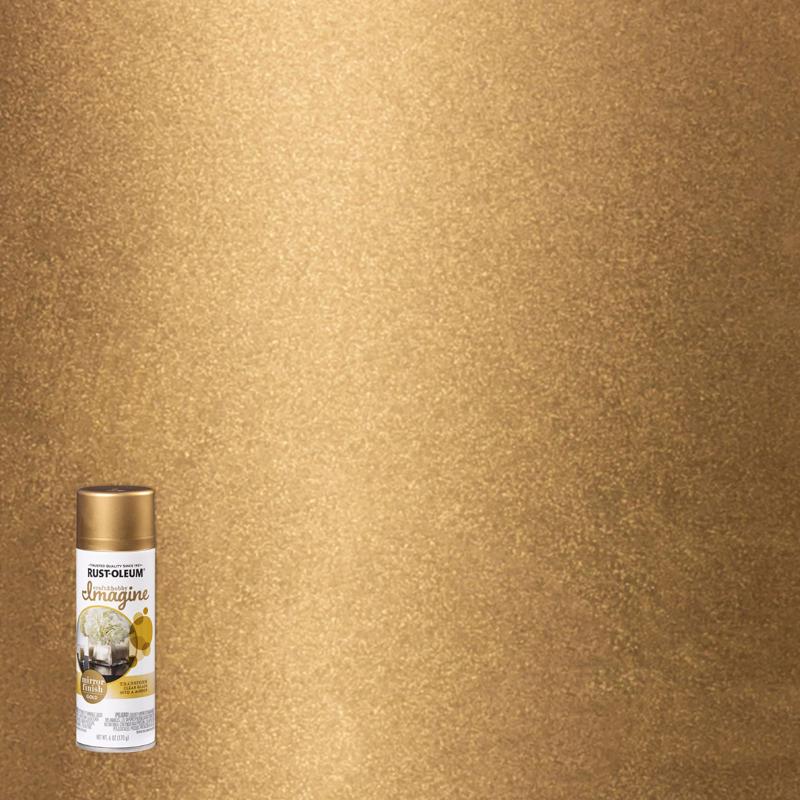 SPRYPAINT GLD MIRROR 6OZ