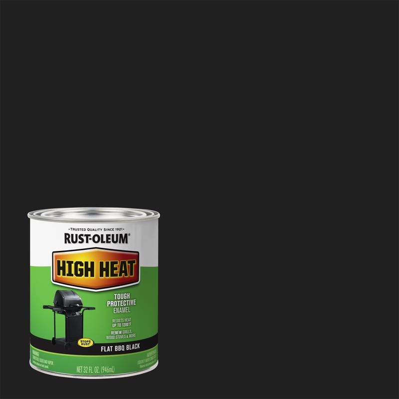 HI-HEAT PAINT BLK  QT