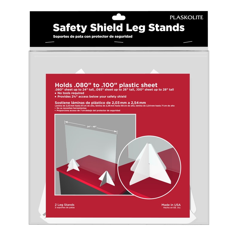 SAFETY SHIELD STAND THIN