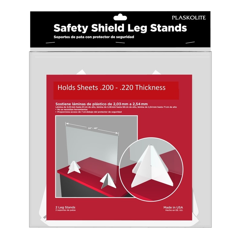 SAFETY SHIELD STAND THCK