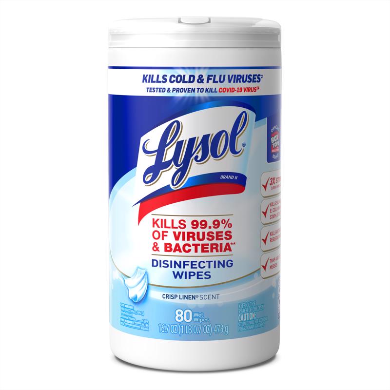 LYSOL DSNFCTNG WPES 80CT