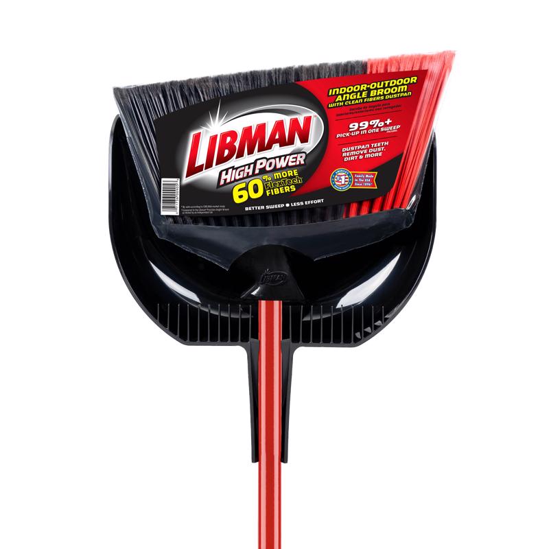 BROOM W/DUSTPAN ANGLE