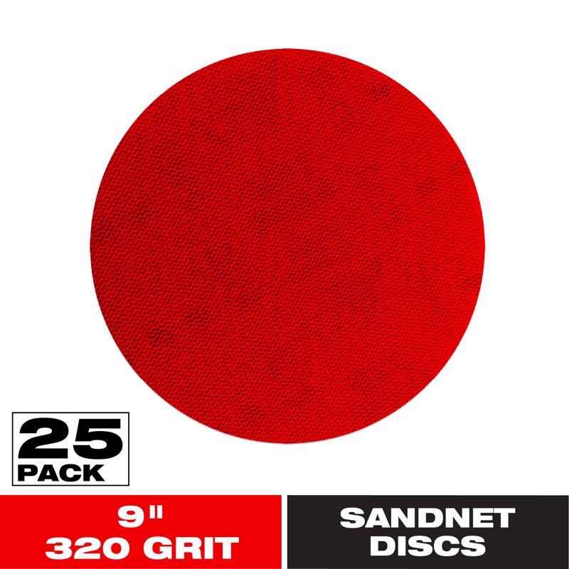 DRY SAND PAD 320G 9" 25P