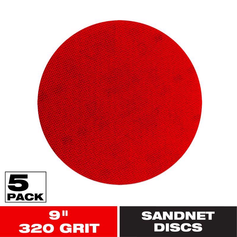 DRY SAND PAD 320G 9" 5PK