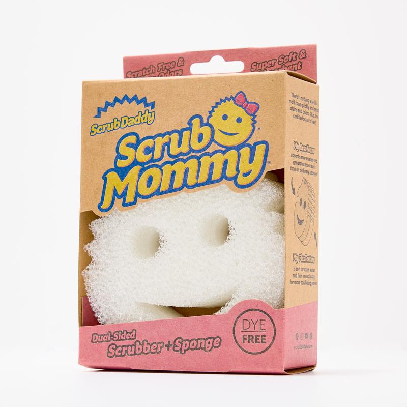 SCRUBBER SPONGE WHT 1PK