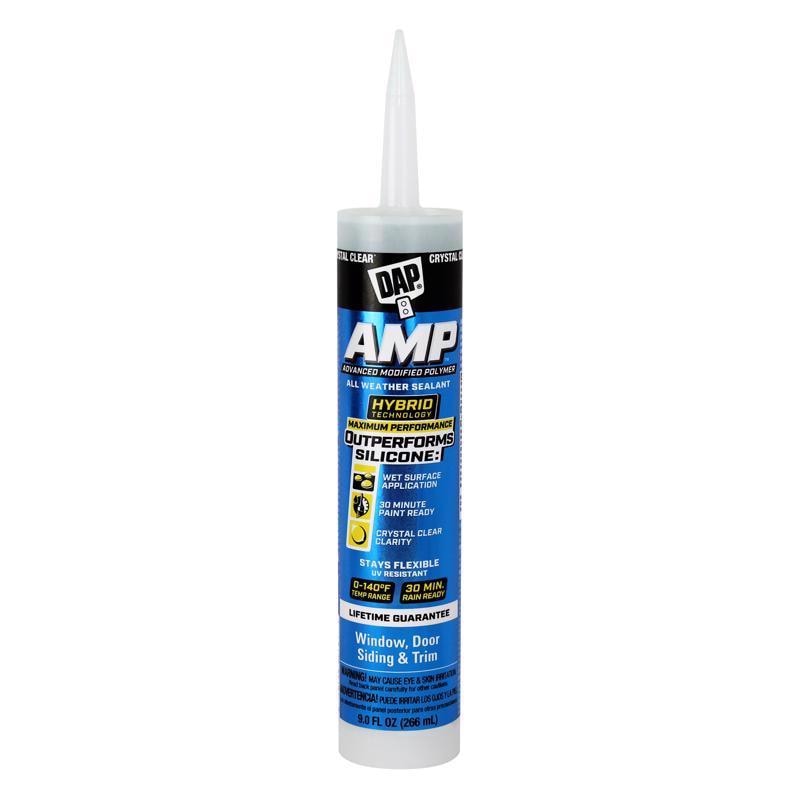 CAULK POLYMR WDS CLR 9OZ