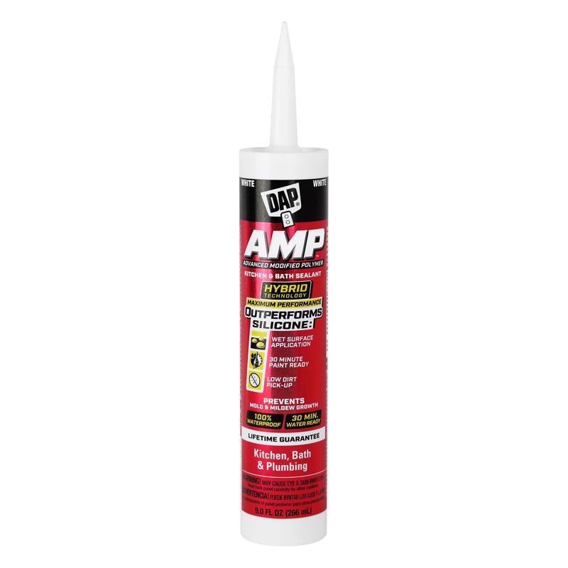 CAULK POLYMR KBP WHT 9OZ