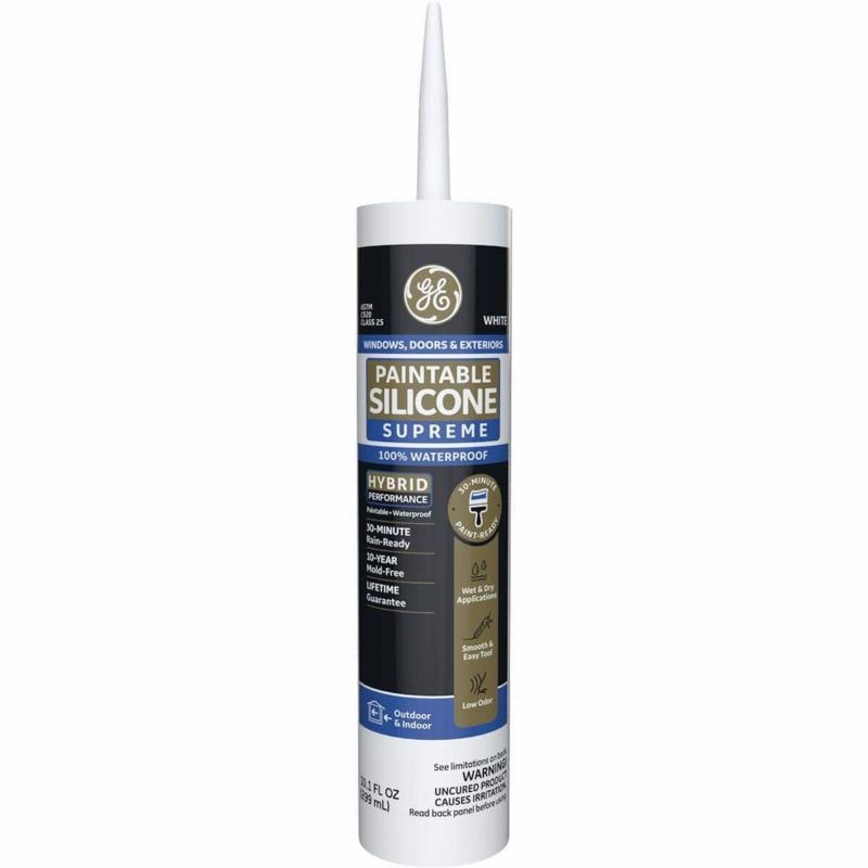 CAULK SILCONE WHT 10.1OZ
