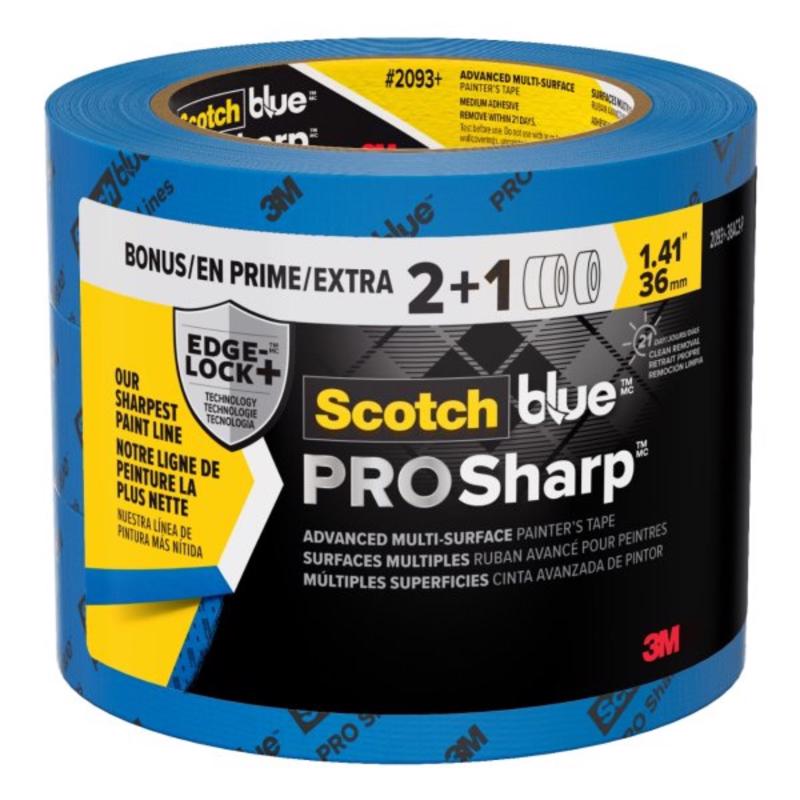 PAINTER TAPE BLUE 3PK