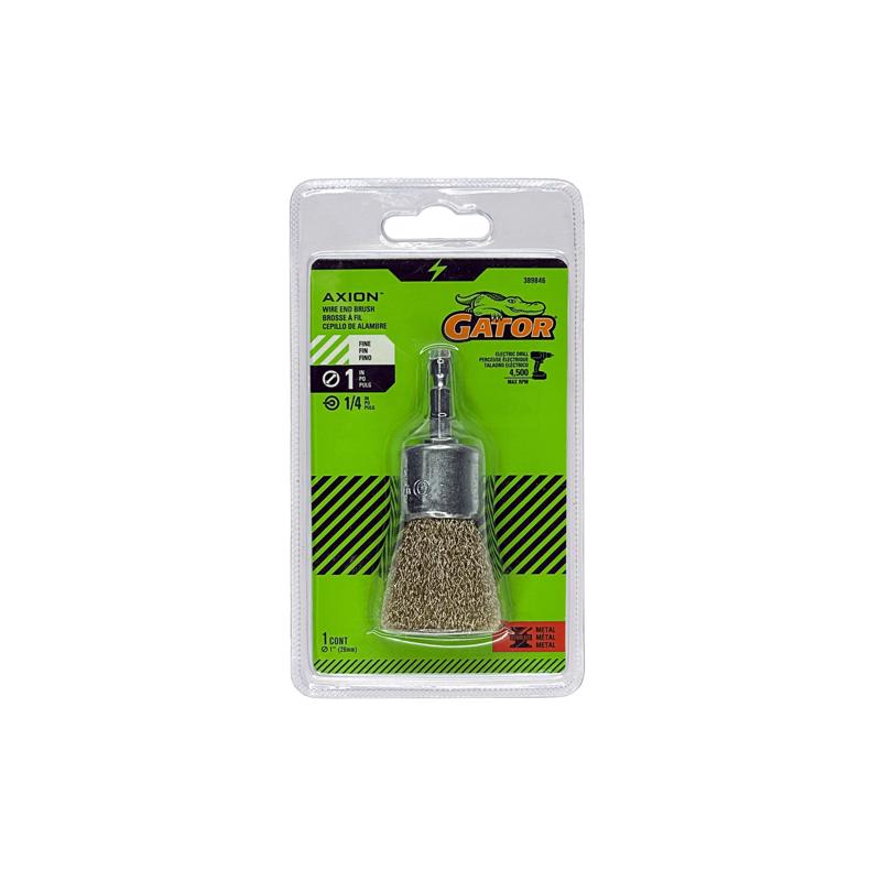 END BRUSH FINE CRIMPD 1"