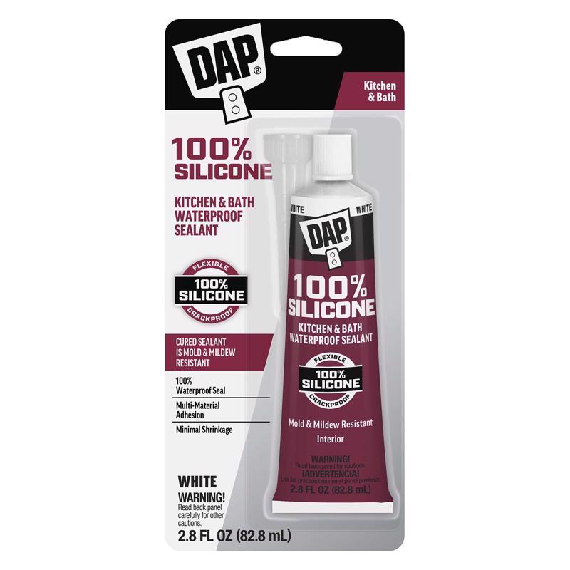 DAP WHITE SILICONE 2.8 O