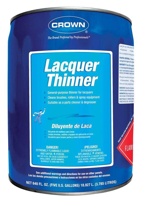 LACQUER THINNR 5GAL CRWN