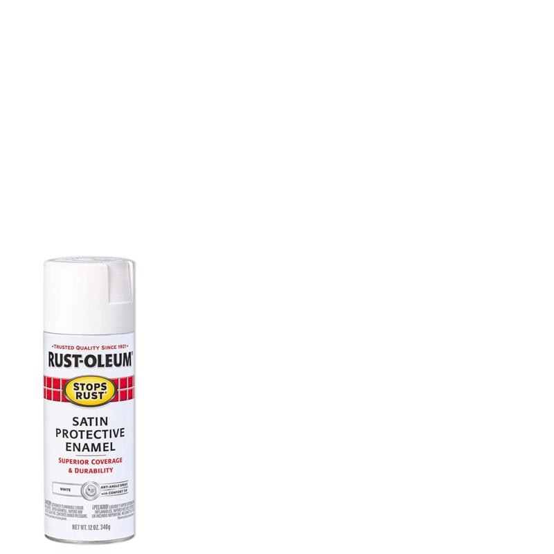 SPRYPAINT SATN WHT 12OZ