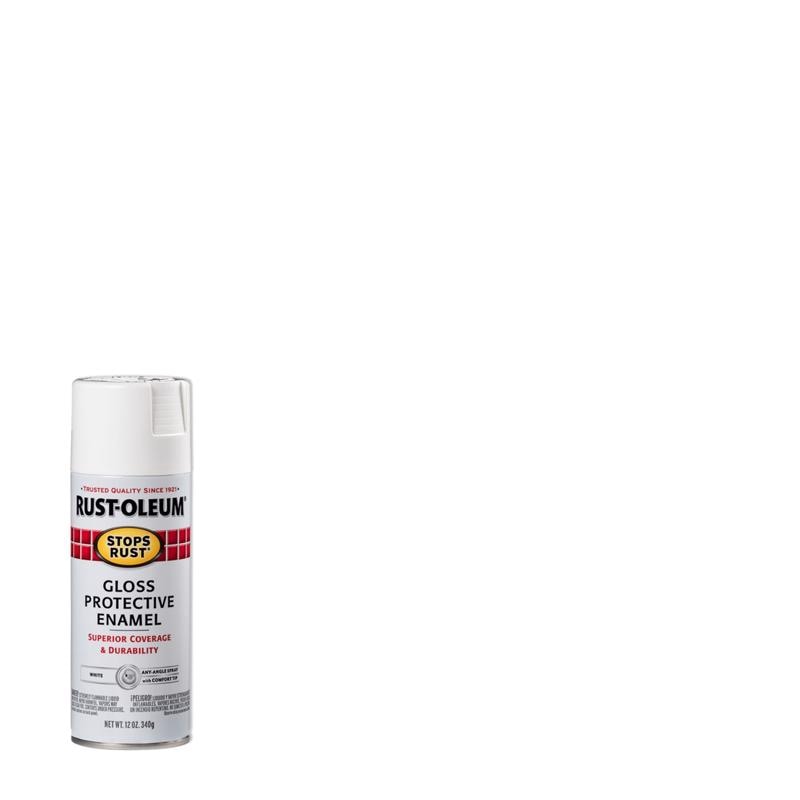 SPRYPAINT GLOSS WHT 12OZ