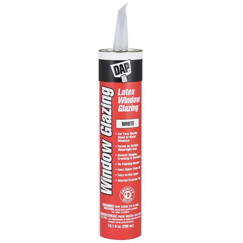 GLAZING CAULK WHT10.1OZ