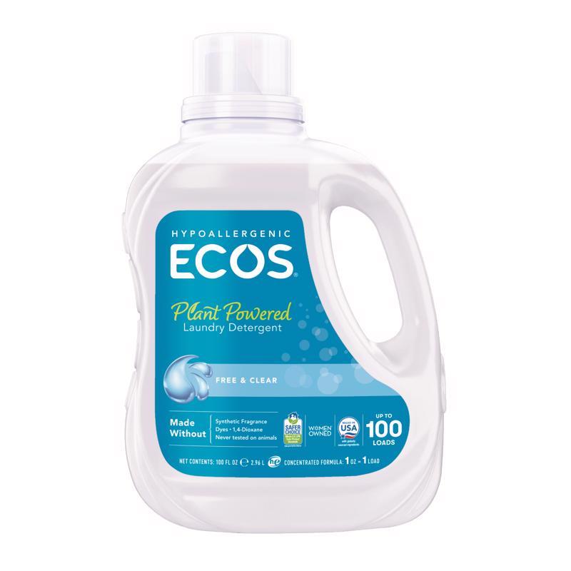 ECOS LNDRY FREE&CLR100OZ