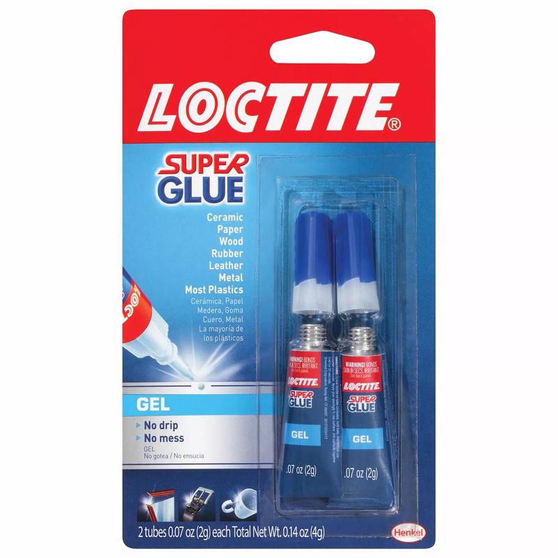 SUPER GLUE GEL 0.7OZ 2PK
