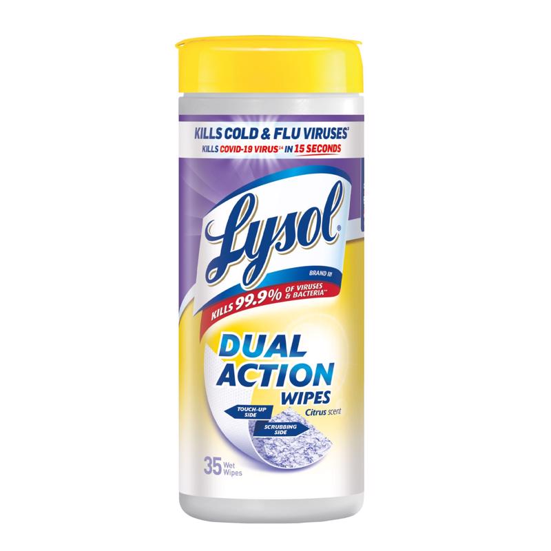 WIPE LYSOL DUAL ACT35CT