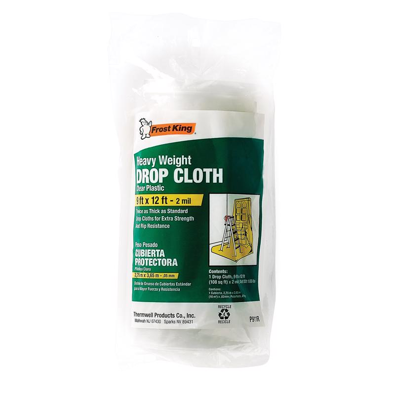 DROP CLOTH 9'X12'X2MIL