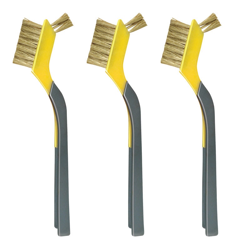 MINI-BRUSH BRASS 3PK