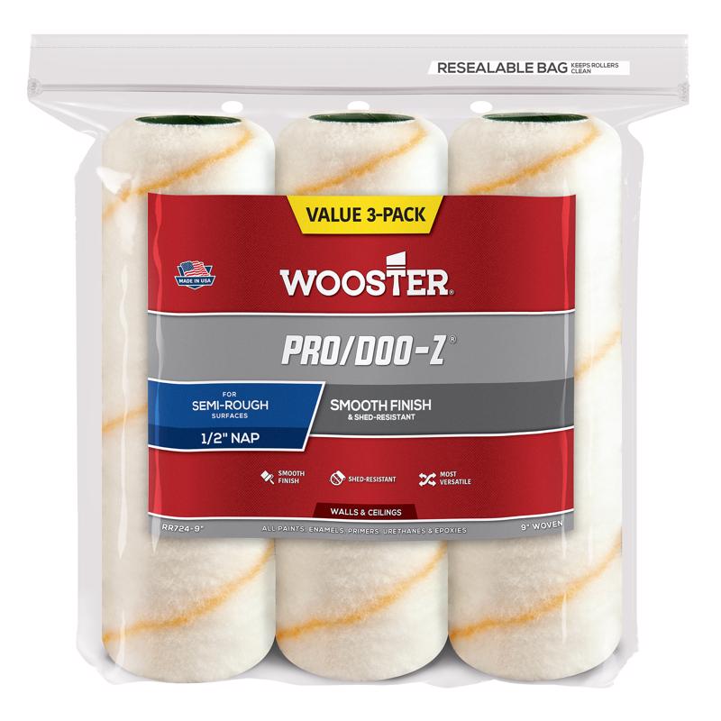 ROLLCVR PD/Z 1/2 9"3PK