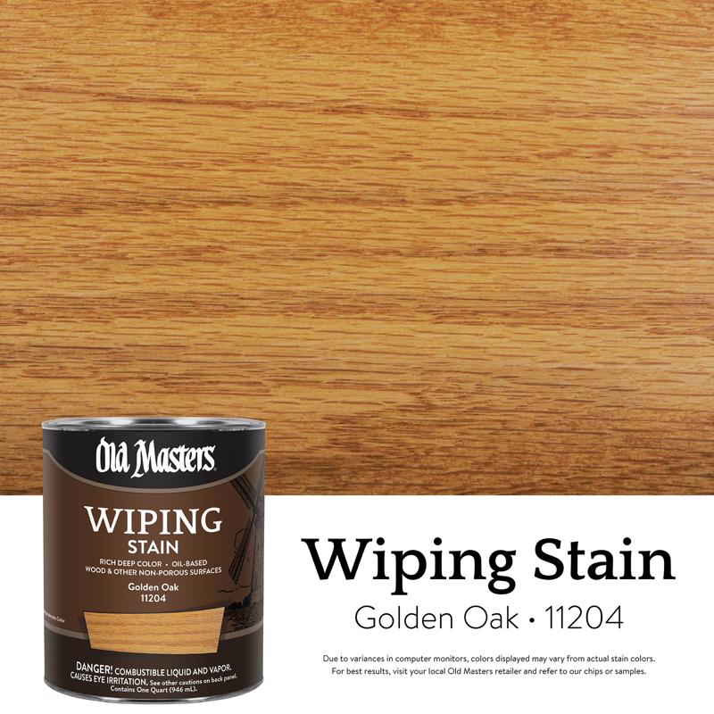 WIPE STAIN GLDNOAK 1QT