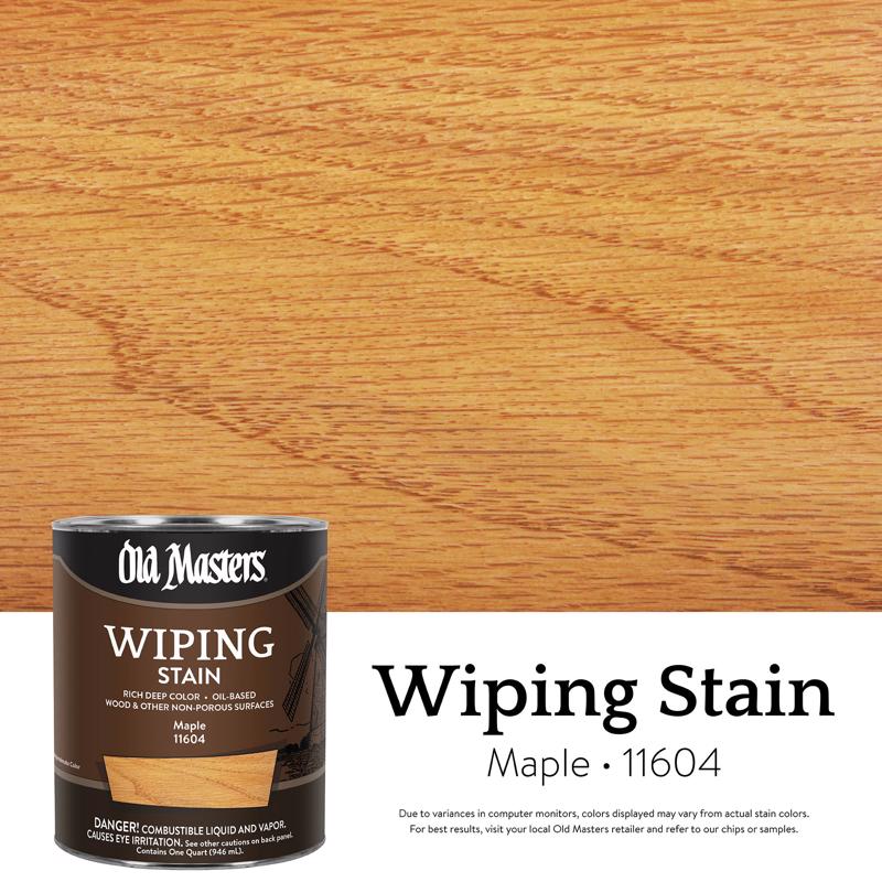 WIPE STAIN MAPLE 1QT