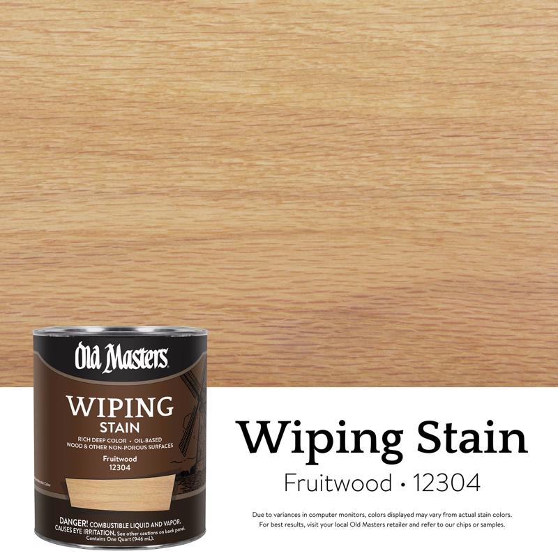 WIPE STAIN FRUITWOOD 1QT