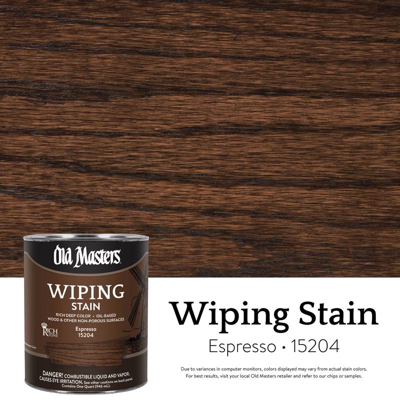 WIPE STAIN ESPRESSO 1QT