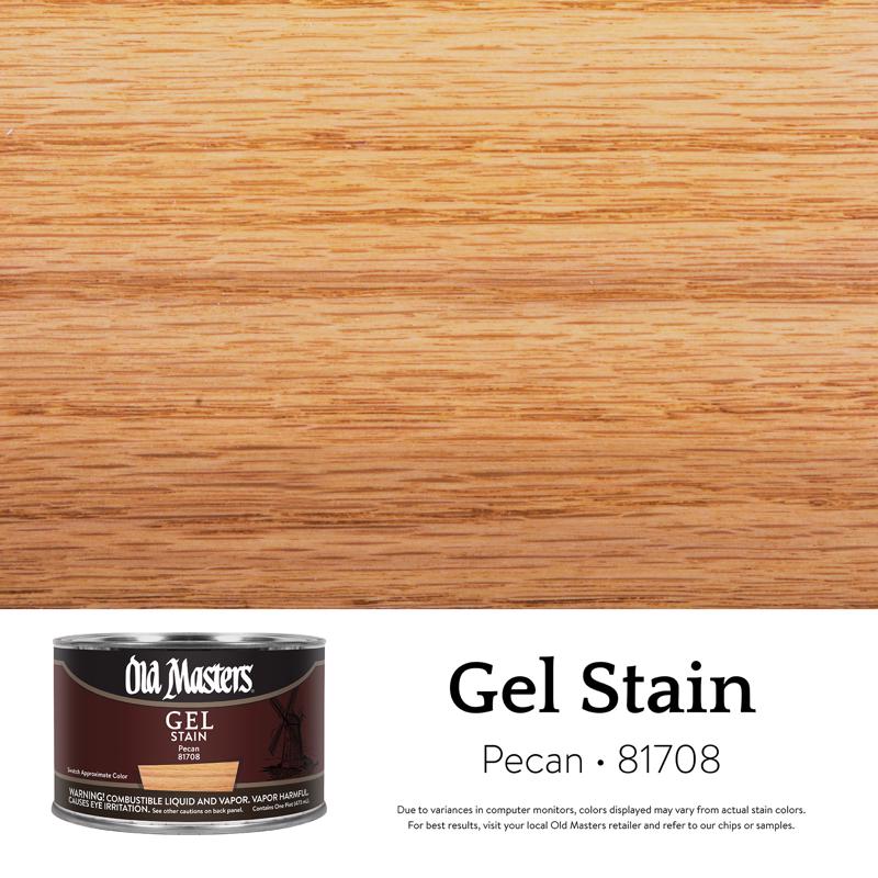 GEL STAIN PECAN 1PT