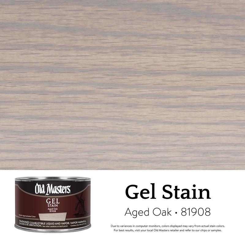 GEL STAIN AGED OAK 1PT