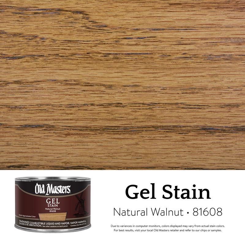GEL STAIN NAT WLNT 1PT