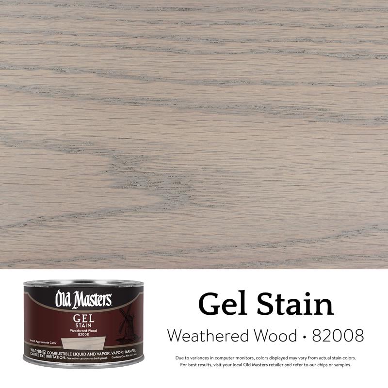 GEL STAIN WEATHRD WD 1PT