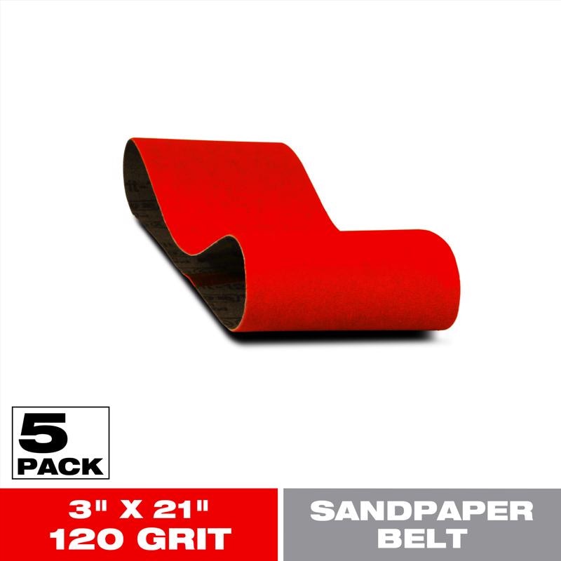 SANDING BELT FN 120G 5PK