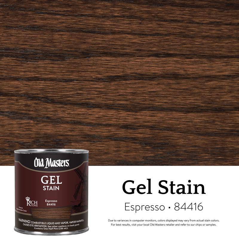 GEL STAIN 1/2 PT ESPRESS