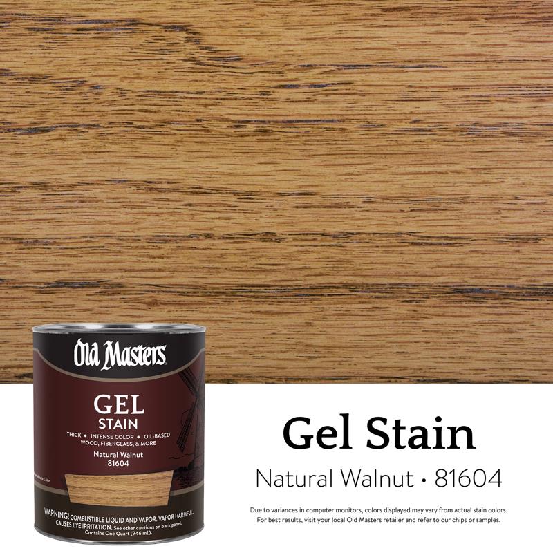 GEL STAIN NAT WALNT QT