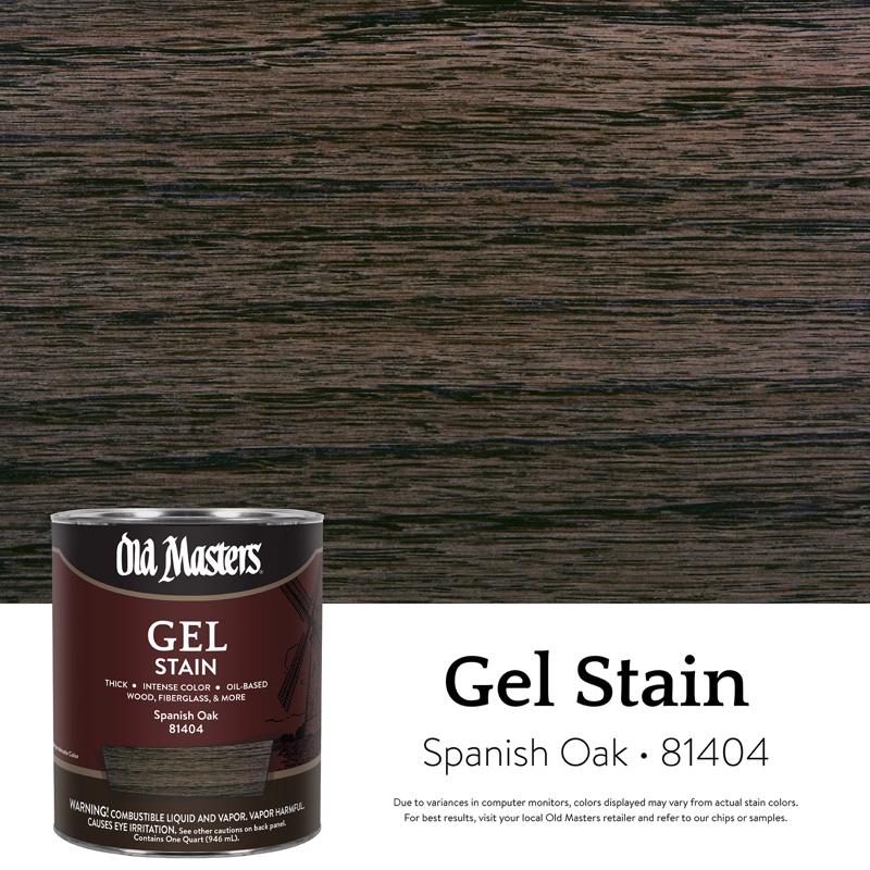 GEL STAIN SPNSH OAK 1QT