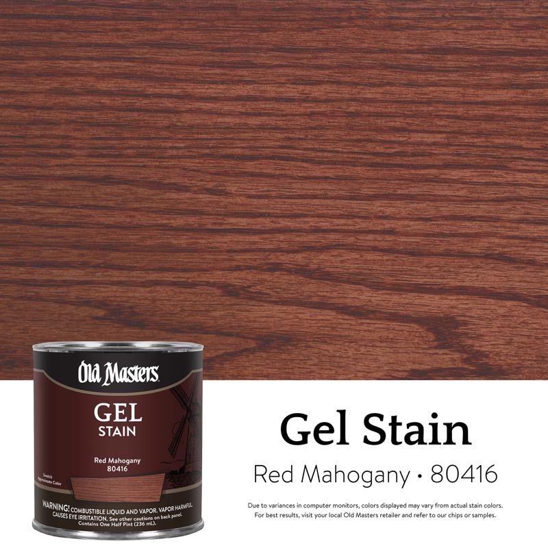 GEL STAIN RED MHGNY .5PT