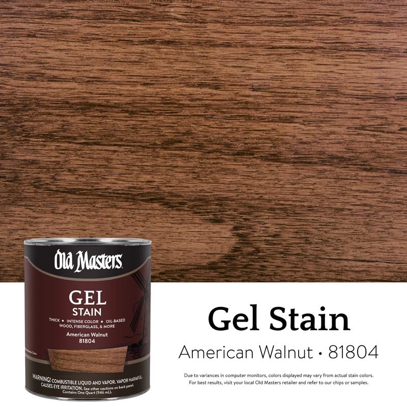 GEL STAIN AMRCN WLNT 1QT