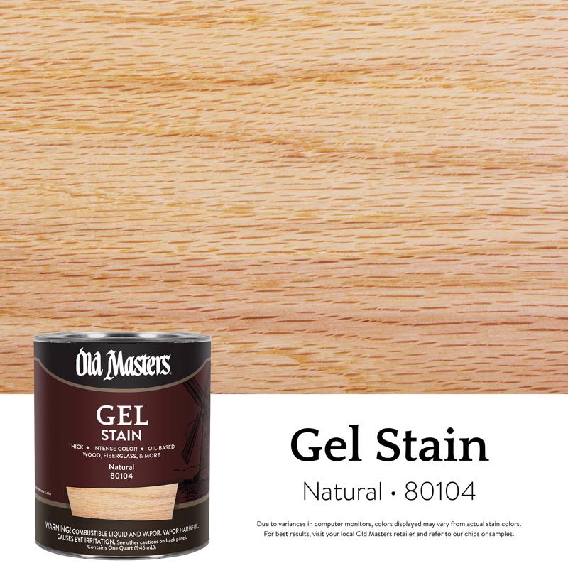 GEL STAIN NATURAL 1QT
