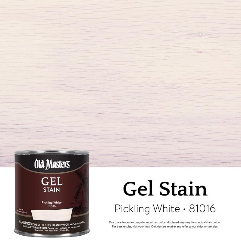 GEL STAIN PCKLNG WHT.5PT