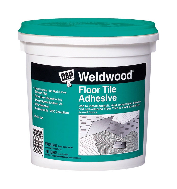 FLOOR TILE ADHESIVE 1QT