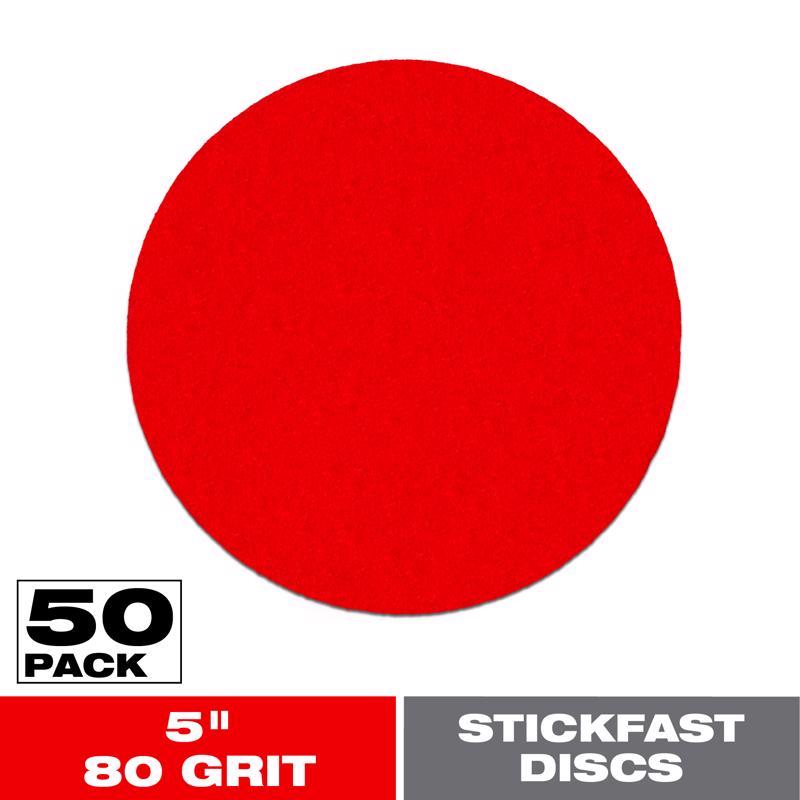 STICKFAST DISC 5"80G 50P