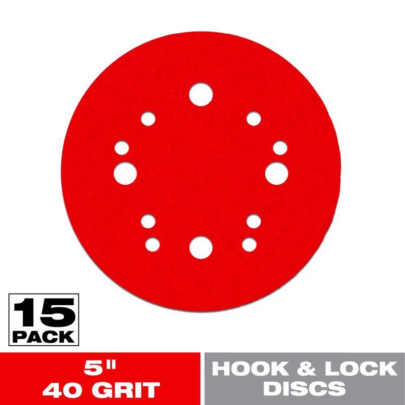HOOK&LOCK DISC 5"40G 15P